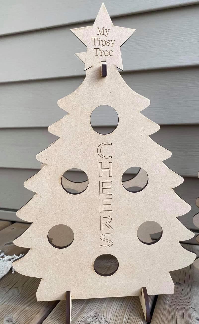 Beer Bottle Advent Tree