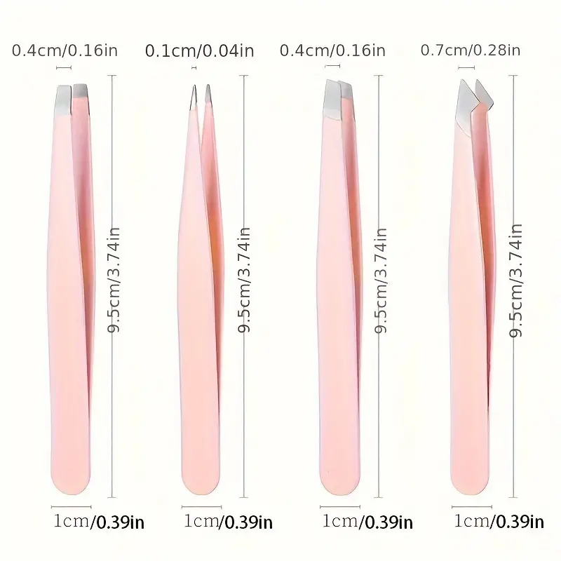 4pc Tweezer Set