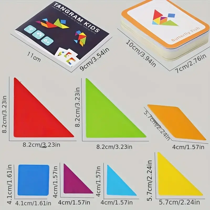 60pc Tangram Kids Set