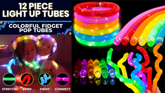 12pc Light Up Tubes