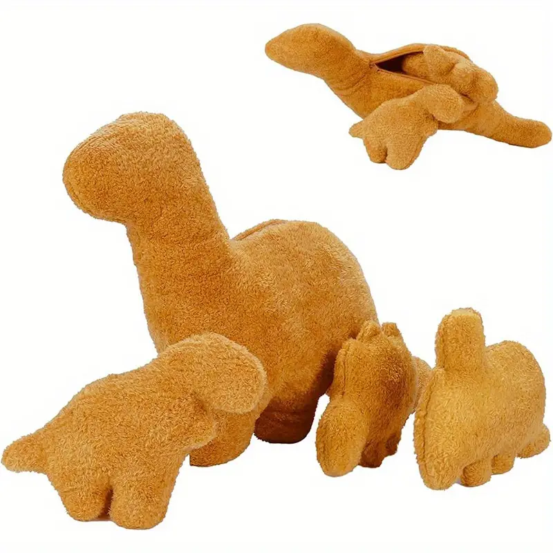 Dinosaur Nuggets Plush Pillow Set