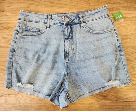 George Light Wash Shorts