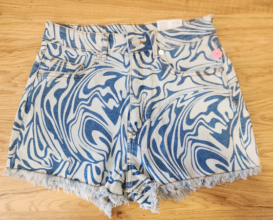 Blue Swirl Shorts