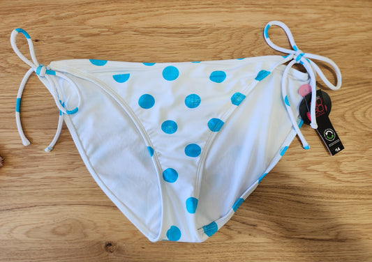 Blue Polka Dot Bikini Bottoms