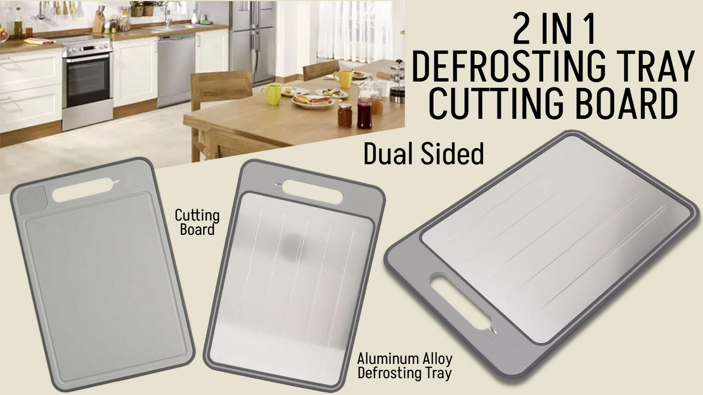 2 in 1 Defrosting Tray Cutting Board