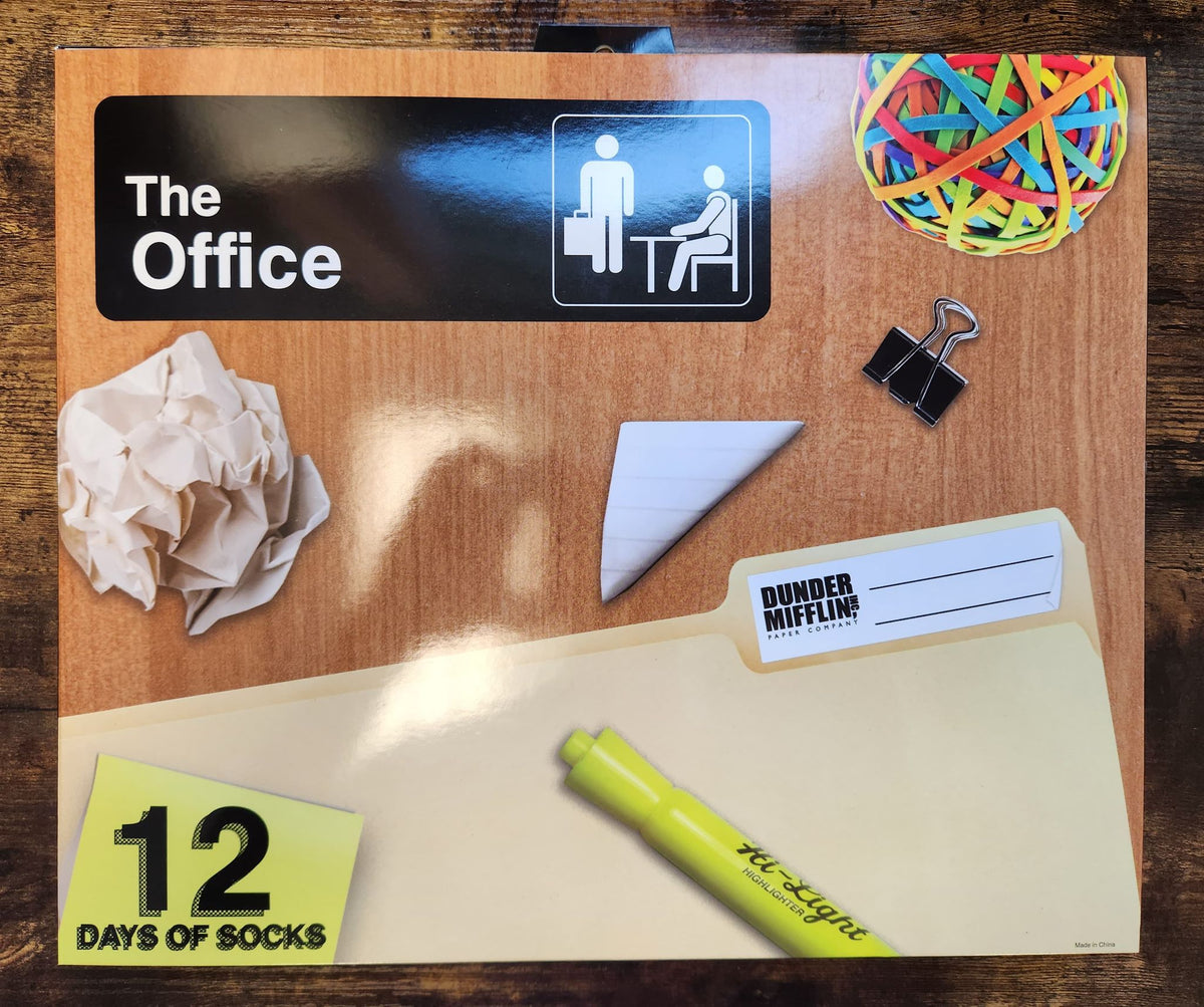 The Office 12 Days of Socks Gift Set