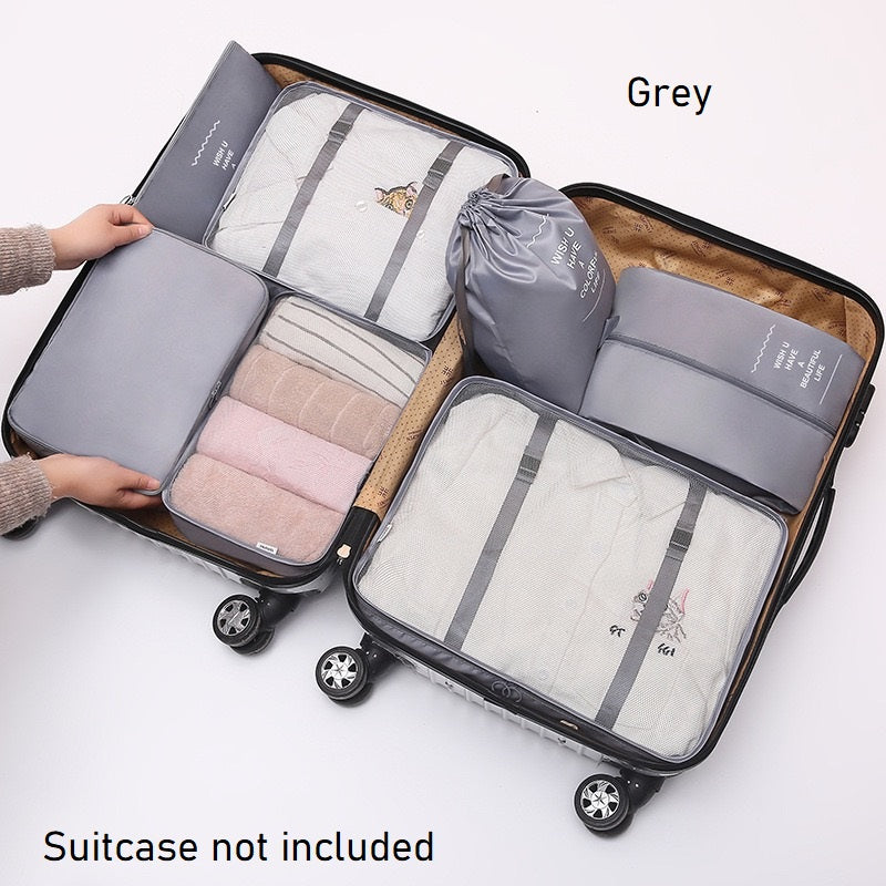 7pc Travel Organizer Sets