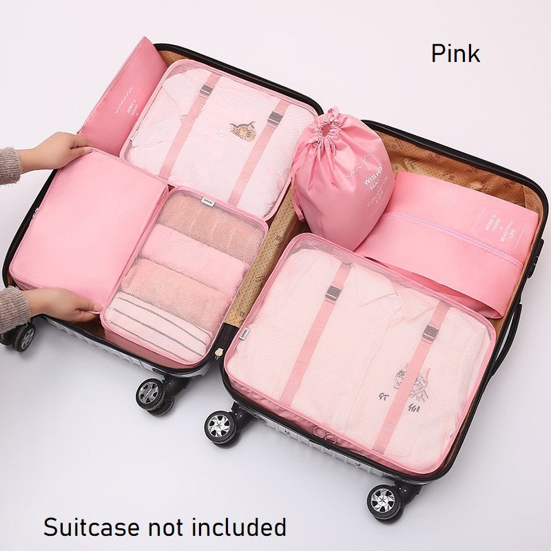 7pc Travel Organizer Sets