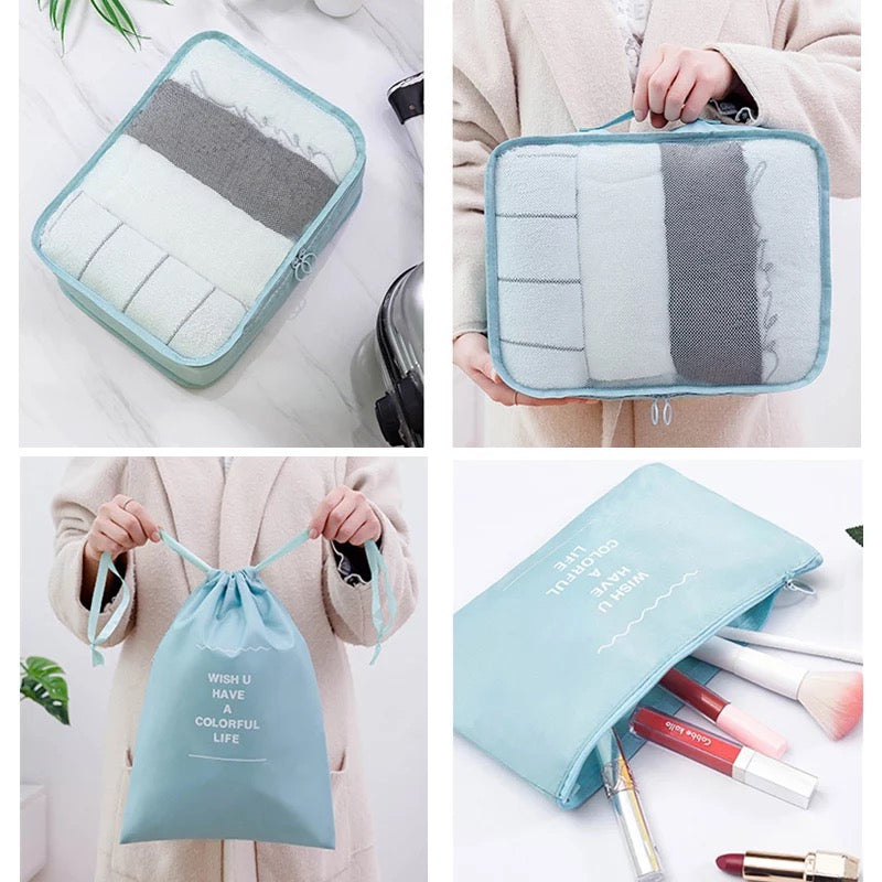 7pc Travel Organizer Sets