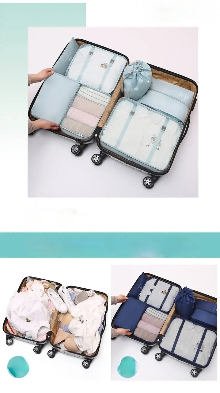 7pc Travel Organizer Sets