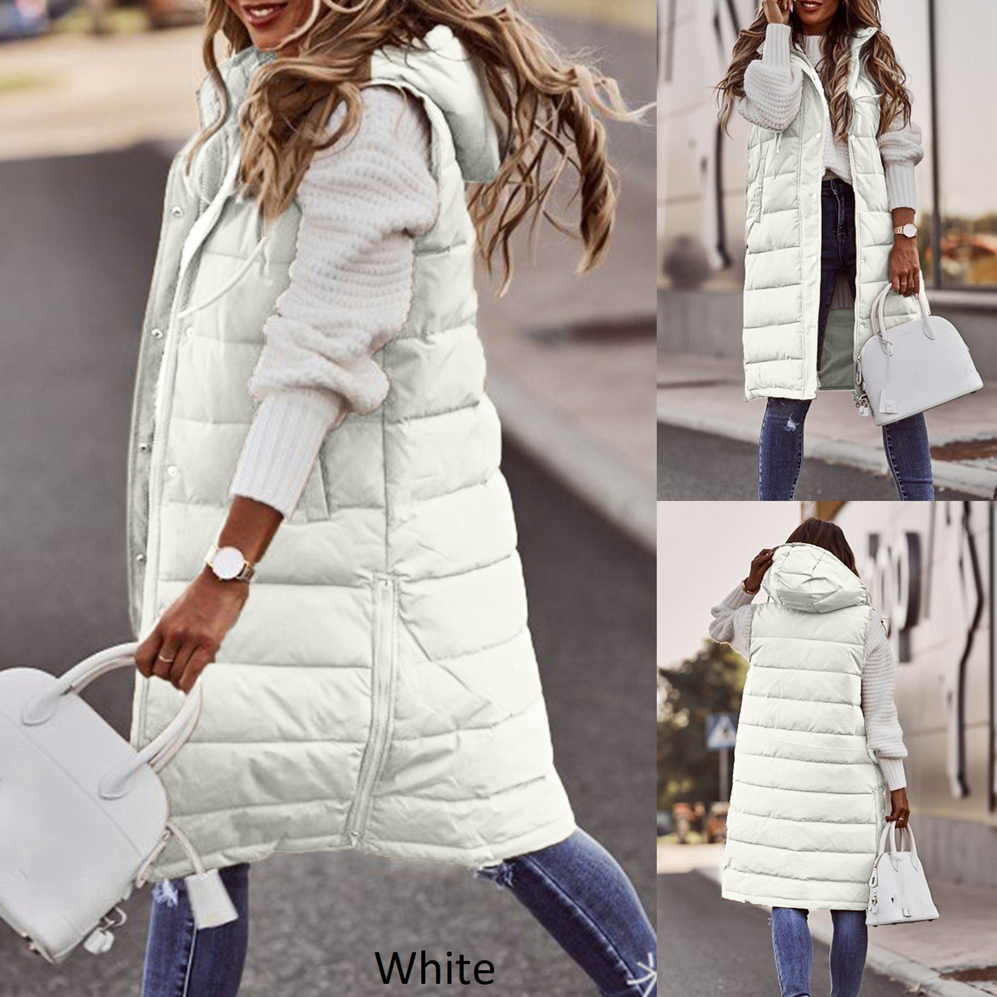 Autumn Hooded Puffer Vest