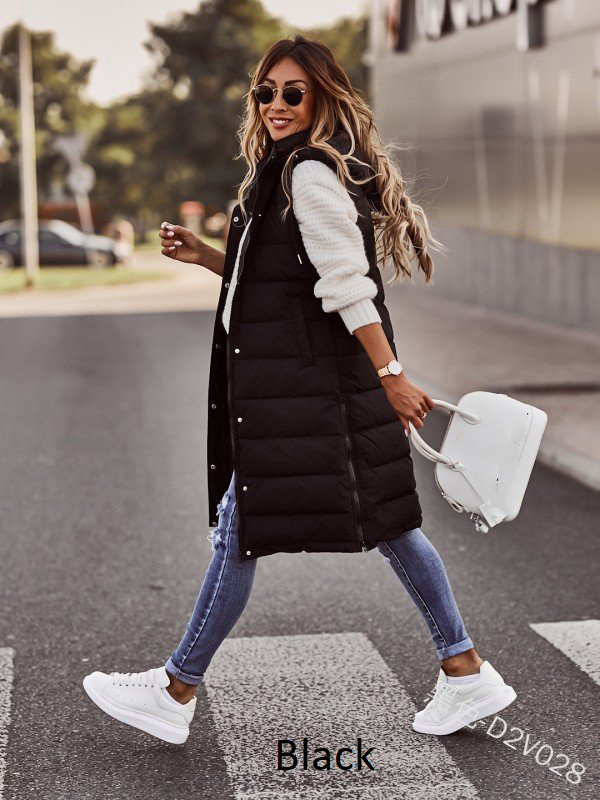 Autumn Hooded Puffer Vest