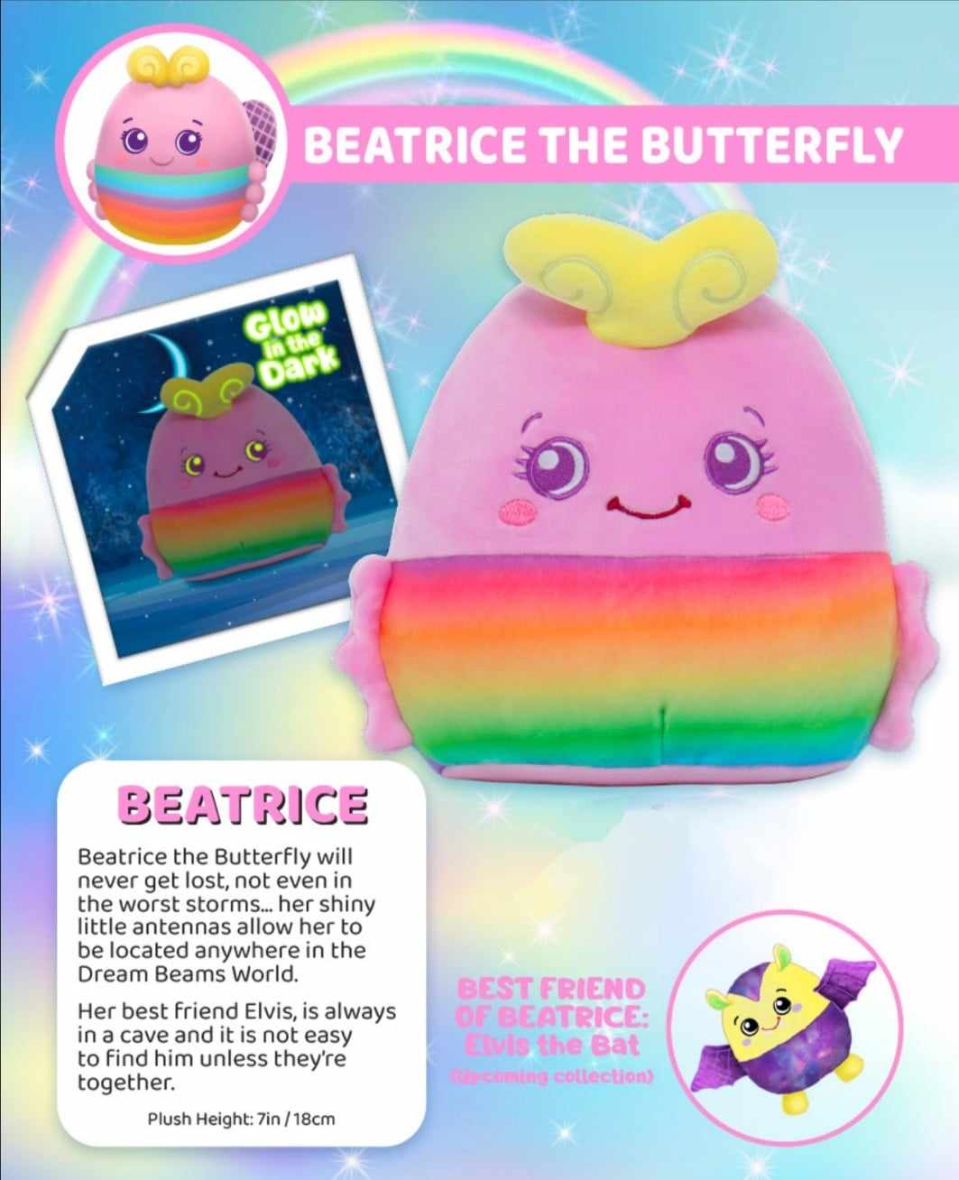 Dream Beams Glow In The Dark Plush - Interactive Toy