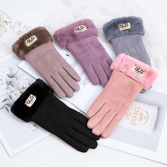 Fuzzy Lined Gloves