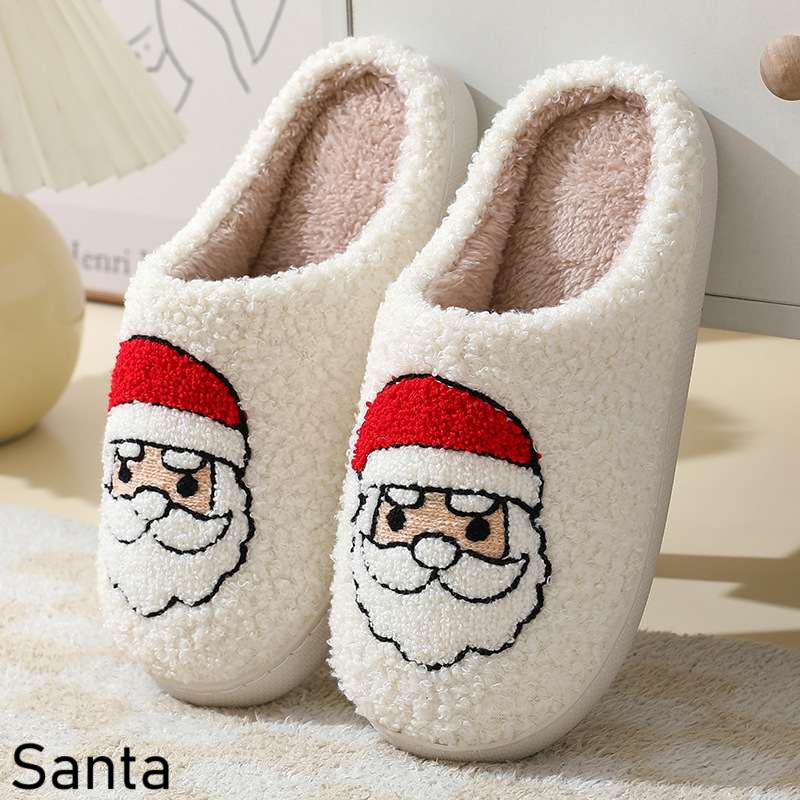 Holiday Fluffy Slippers