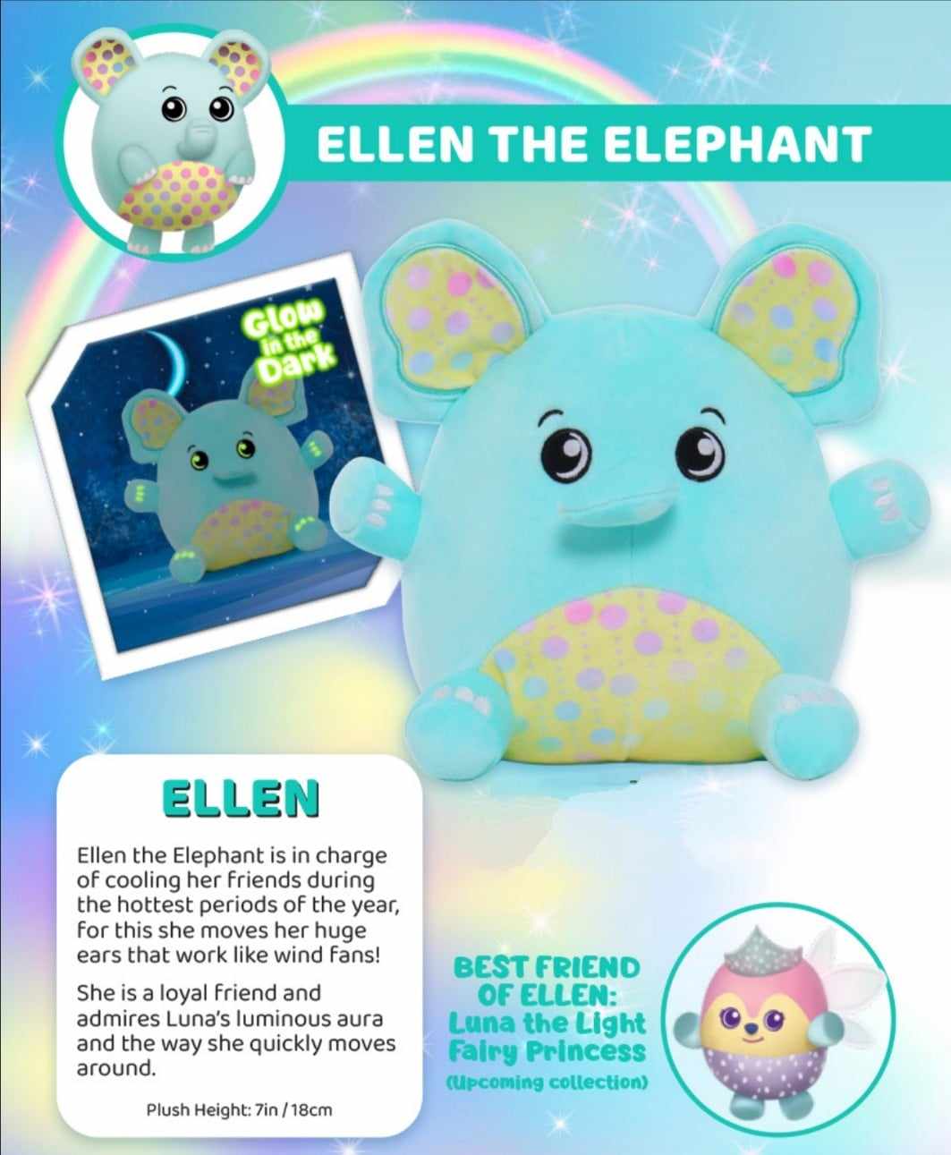 Dream Beams Glow In The Dark Plush - Interactive Toy