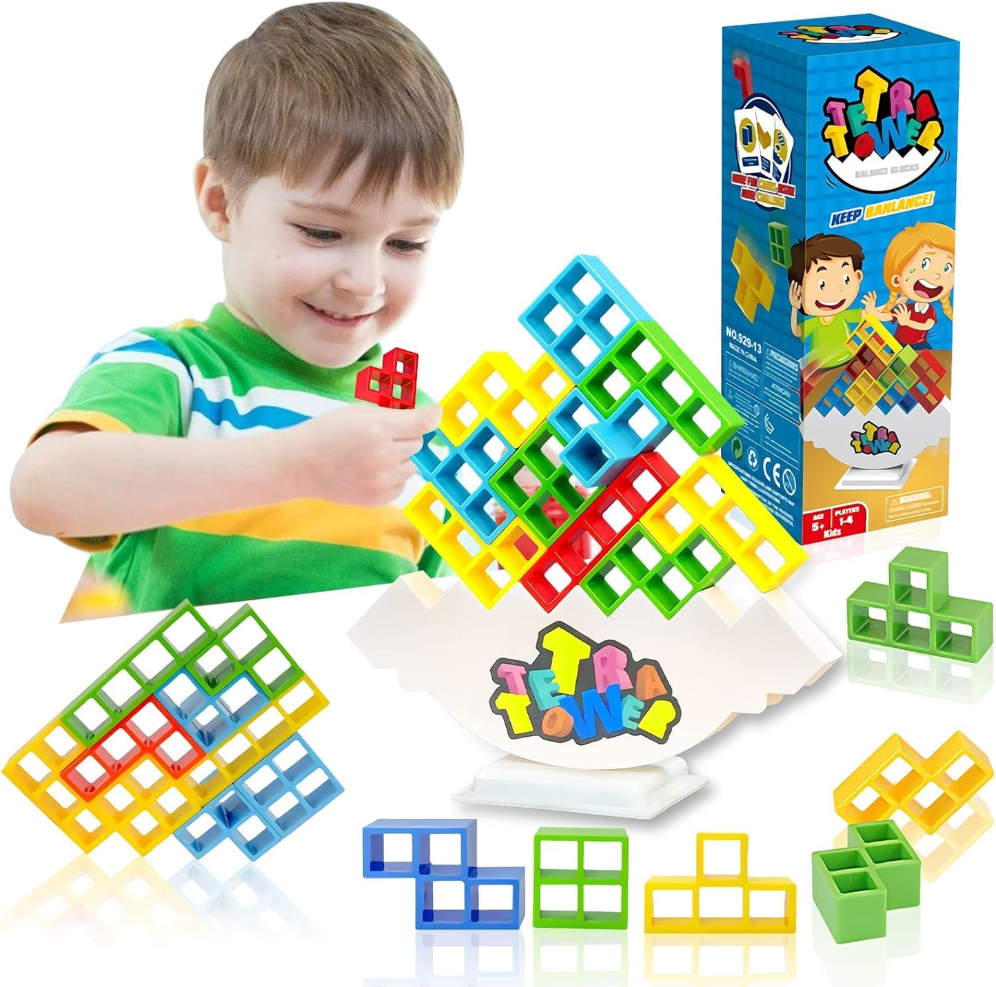 Tetra Tower Stacking Block Balance Game