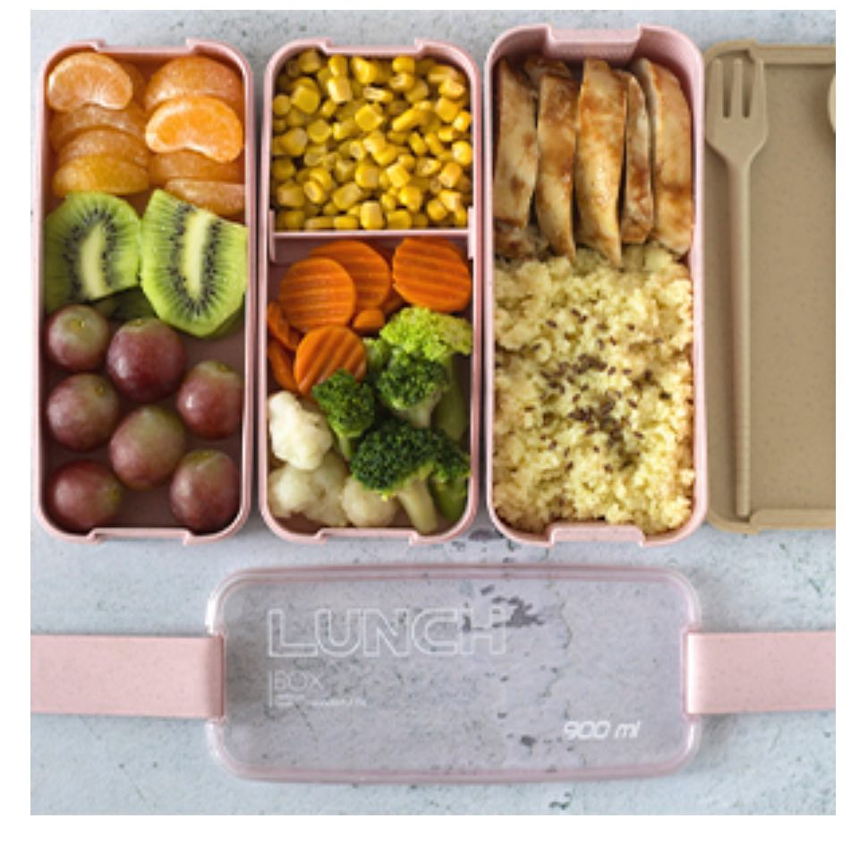 900ml Triple Stacked Bento Boxes