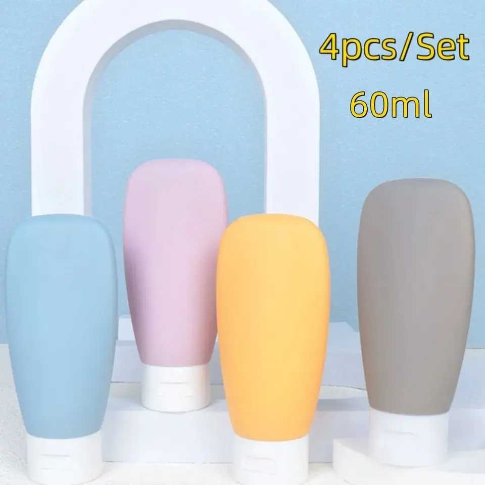 4pc Set Soft Travel Bottles