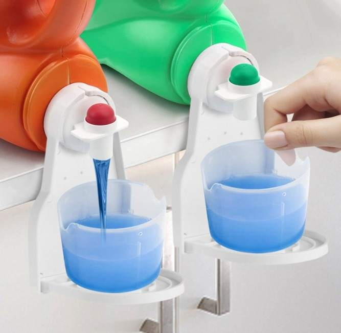 Laundry Detergent Cup Holder & Drip Tray - 2 pack