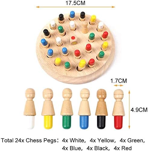 Wooden Memory Match Stick Game