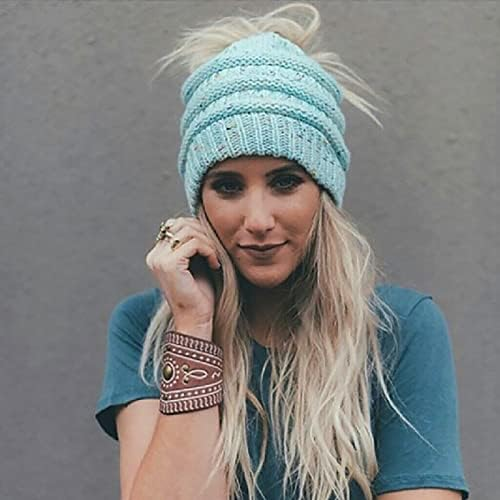 Knit Ponytail Toque