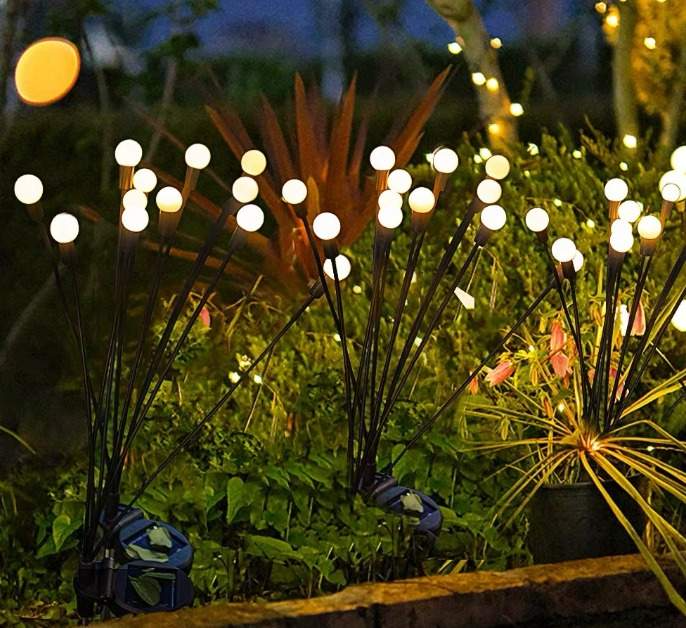 2pk Firefly Garden Lights