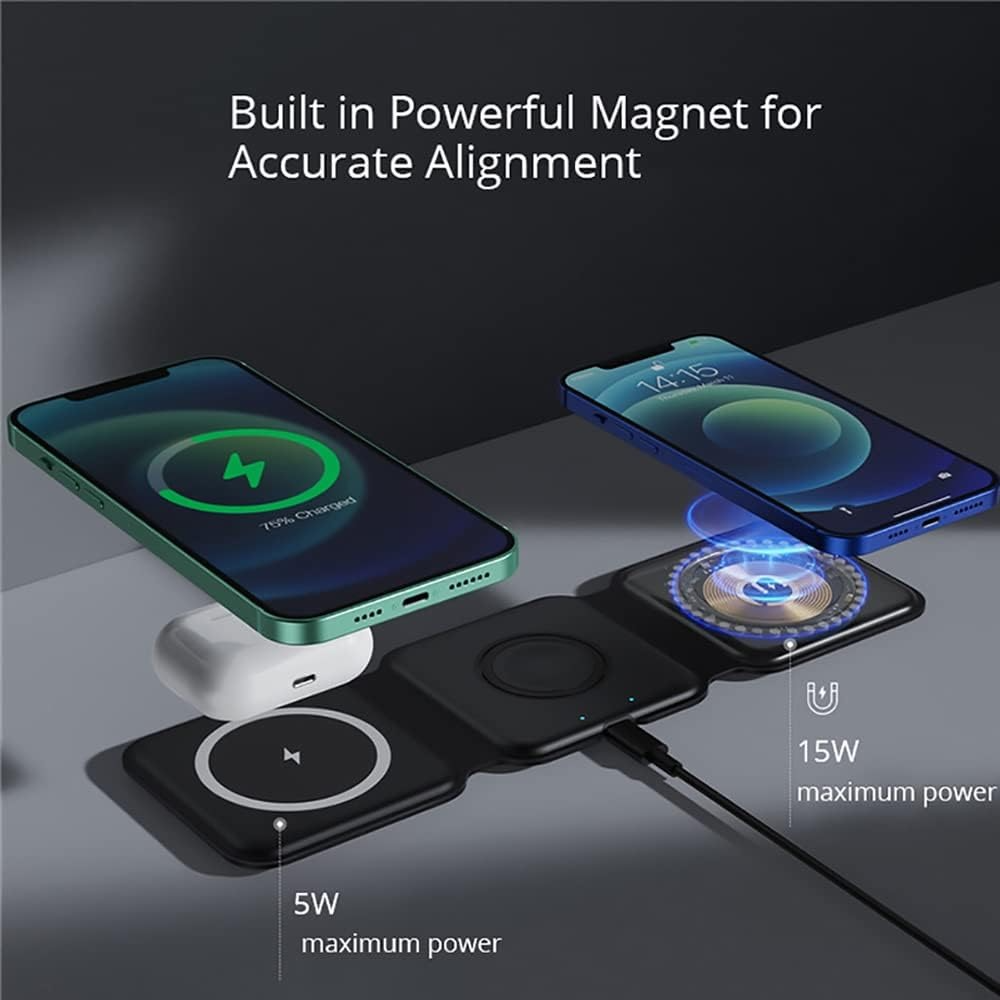 3 in 1 Foldable Magnetic Wireless Charger