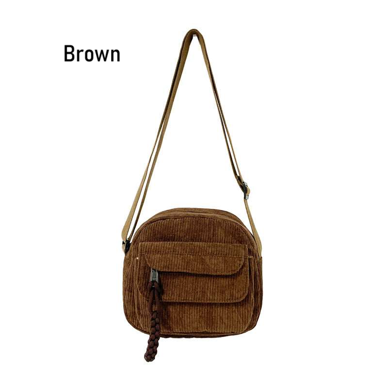 Corduroy Crossbody Bag