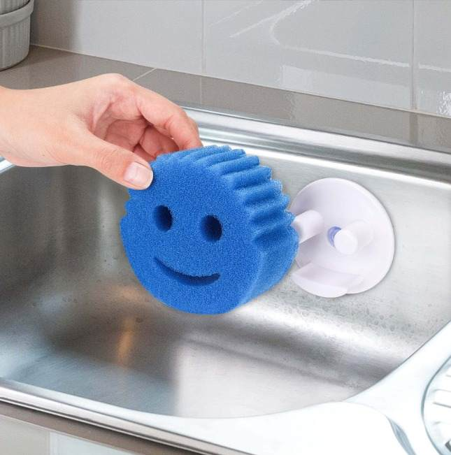 Smiley Face Sponge Holder