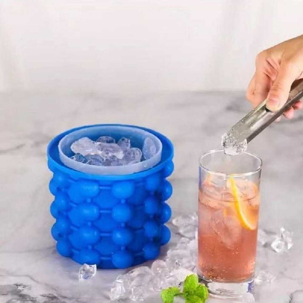 Silicone Ice Bucket & Ice Mold