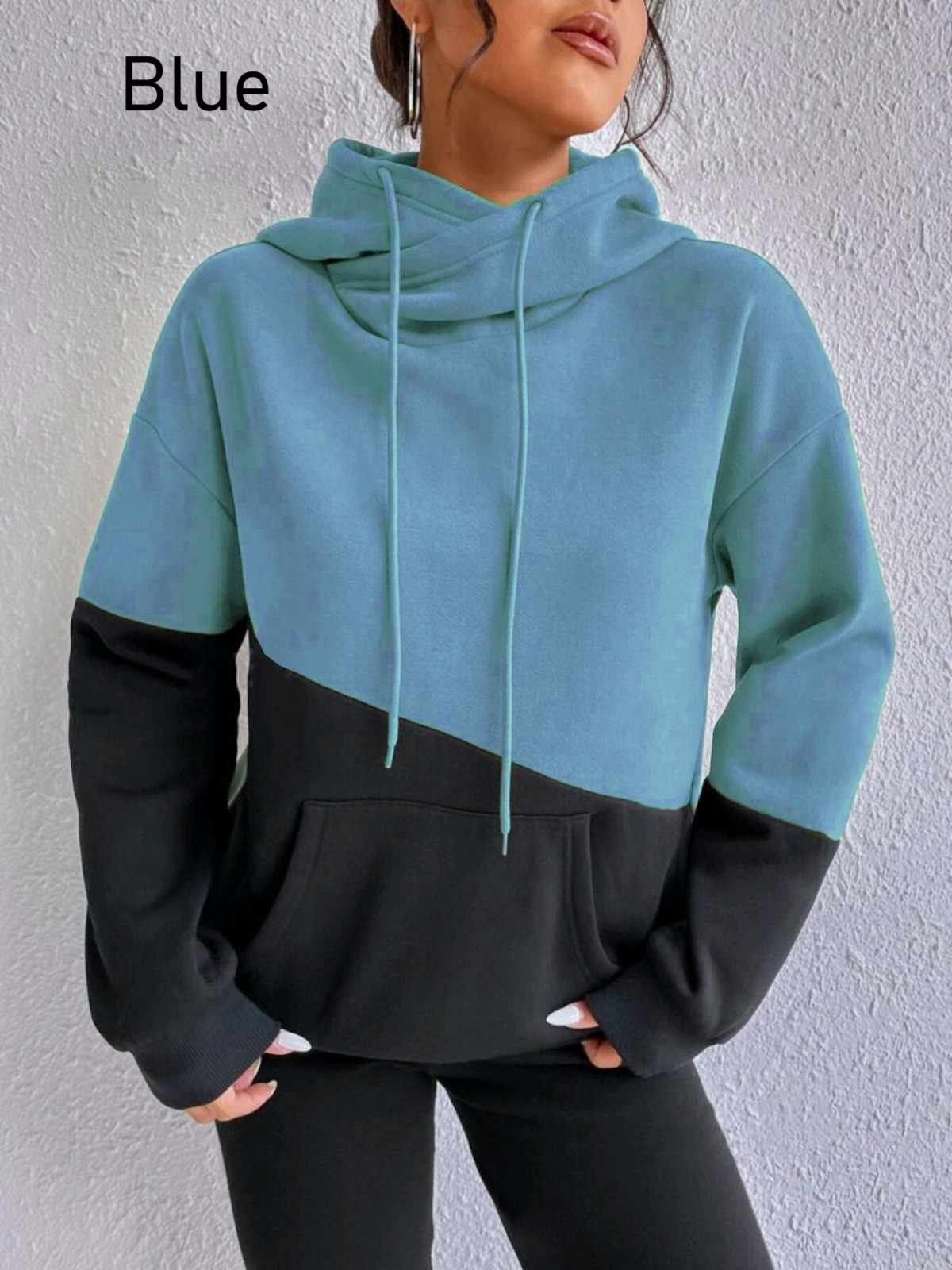 Casual Turtleneck Hoodie