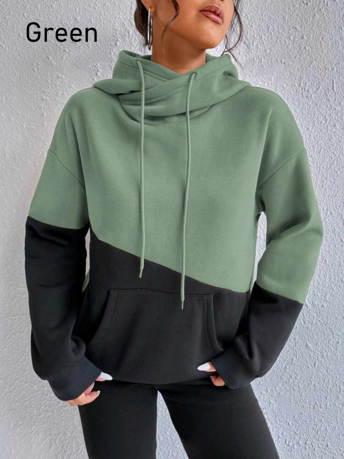 Casual Turtleneck Hoodie