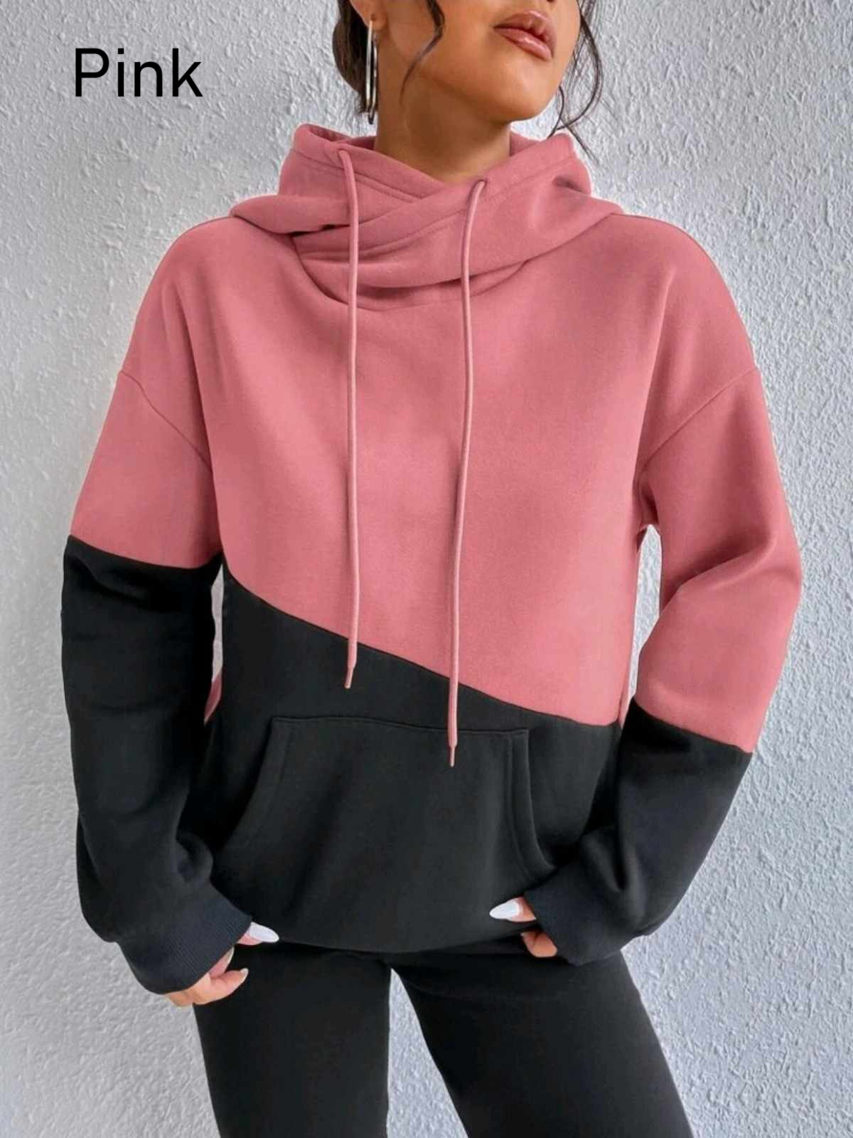 Casual Turtleneck Hoodie