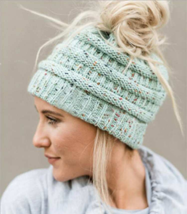 Knit Ponytail Toque