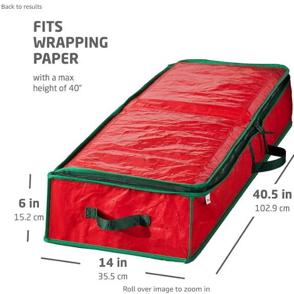 Christmas Wrapping Paper Storage