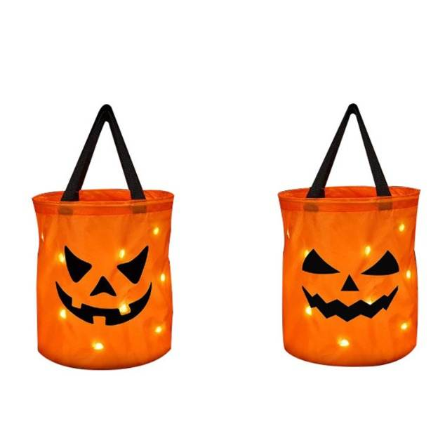 Halloween LED Light Candy Bags - 2pc