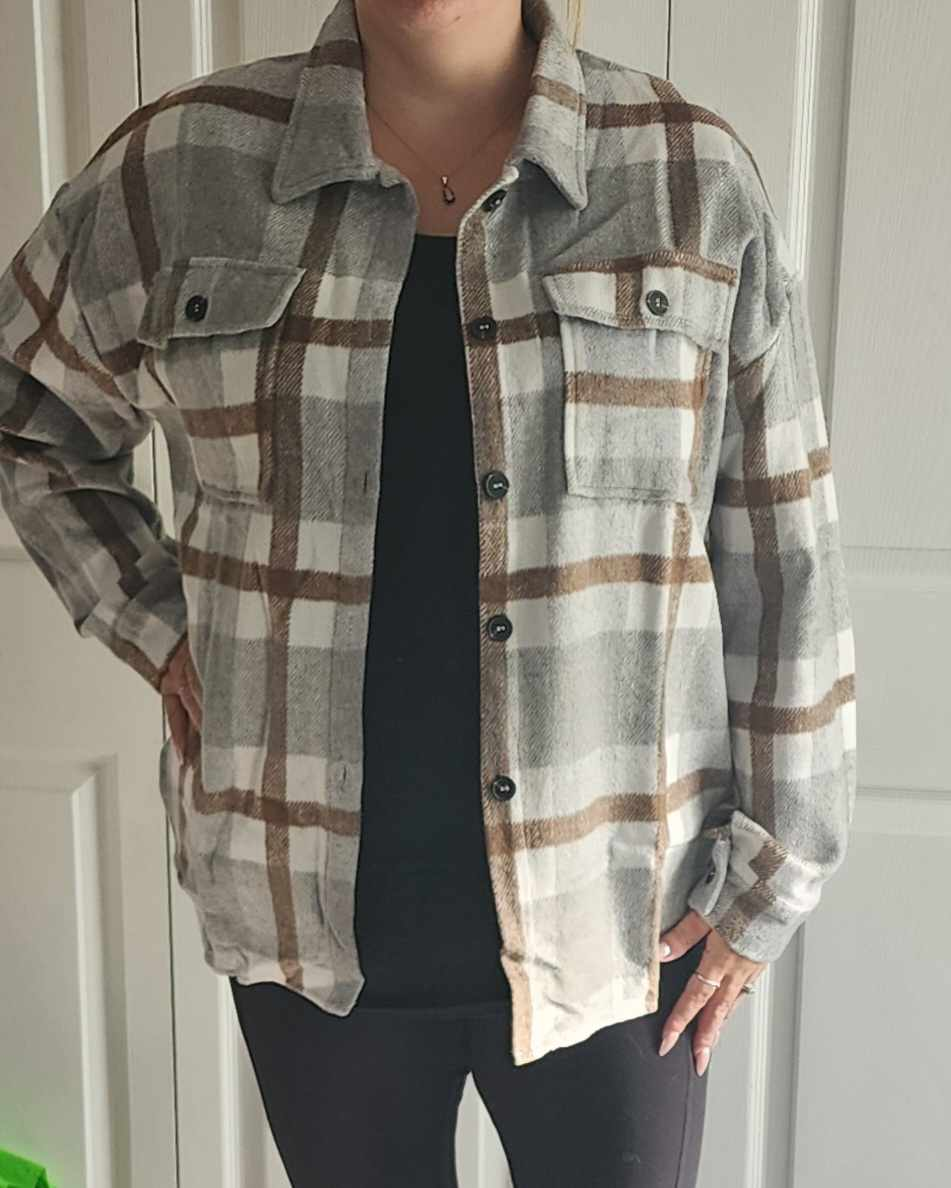 Flannel Plaid Shacket