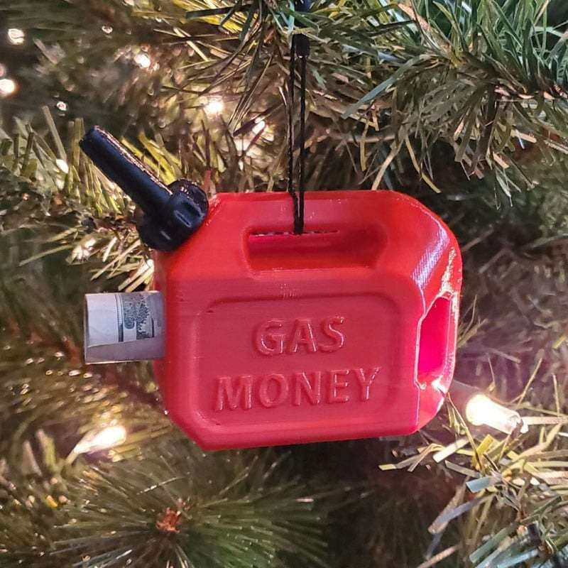 Gas Money Ornament - 2pcs