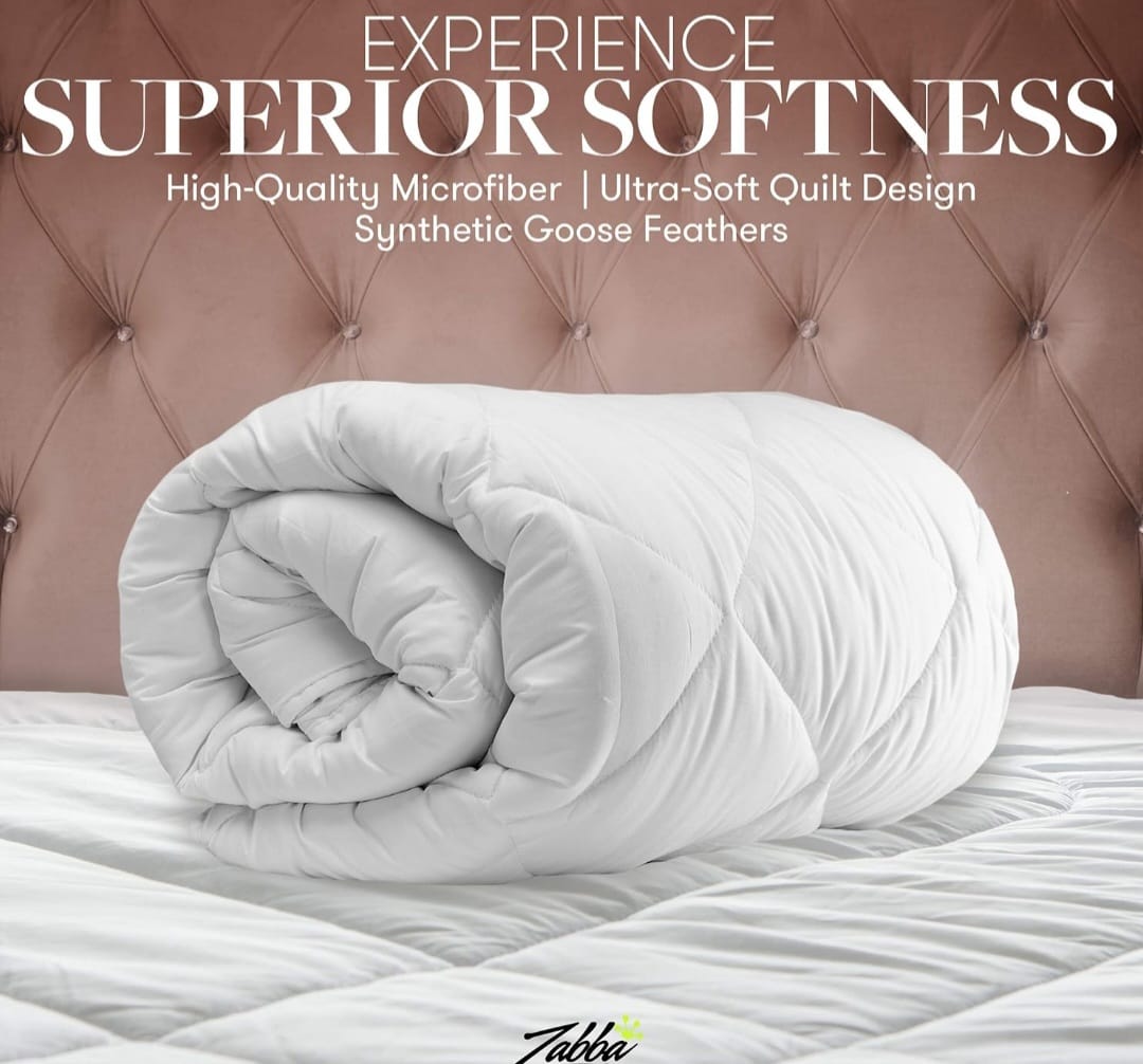 Luxury Goose Down Alternative Comforter * QUEEN WHITE ONLY*