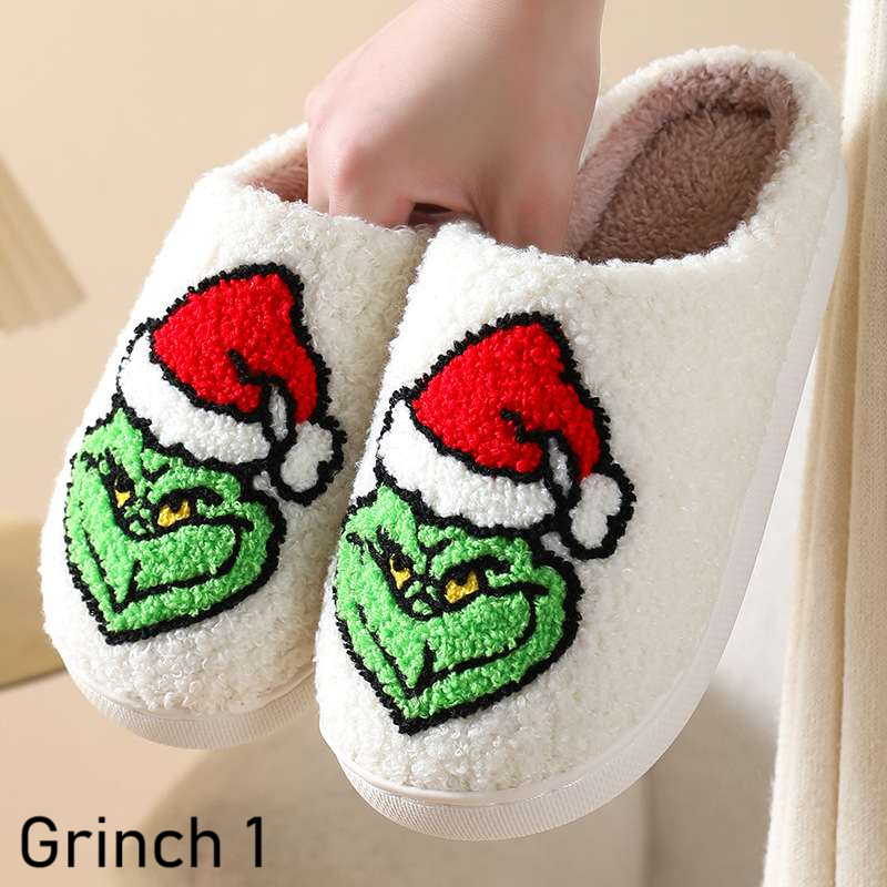 Holiday Fluffy Slippers