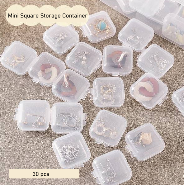 30pc Mini Square Storage Containers