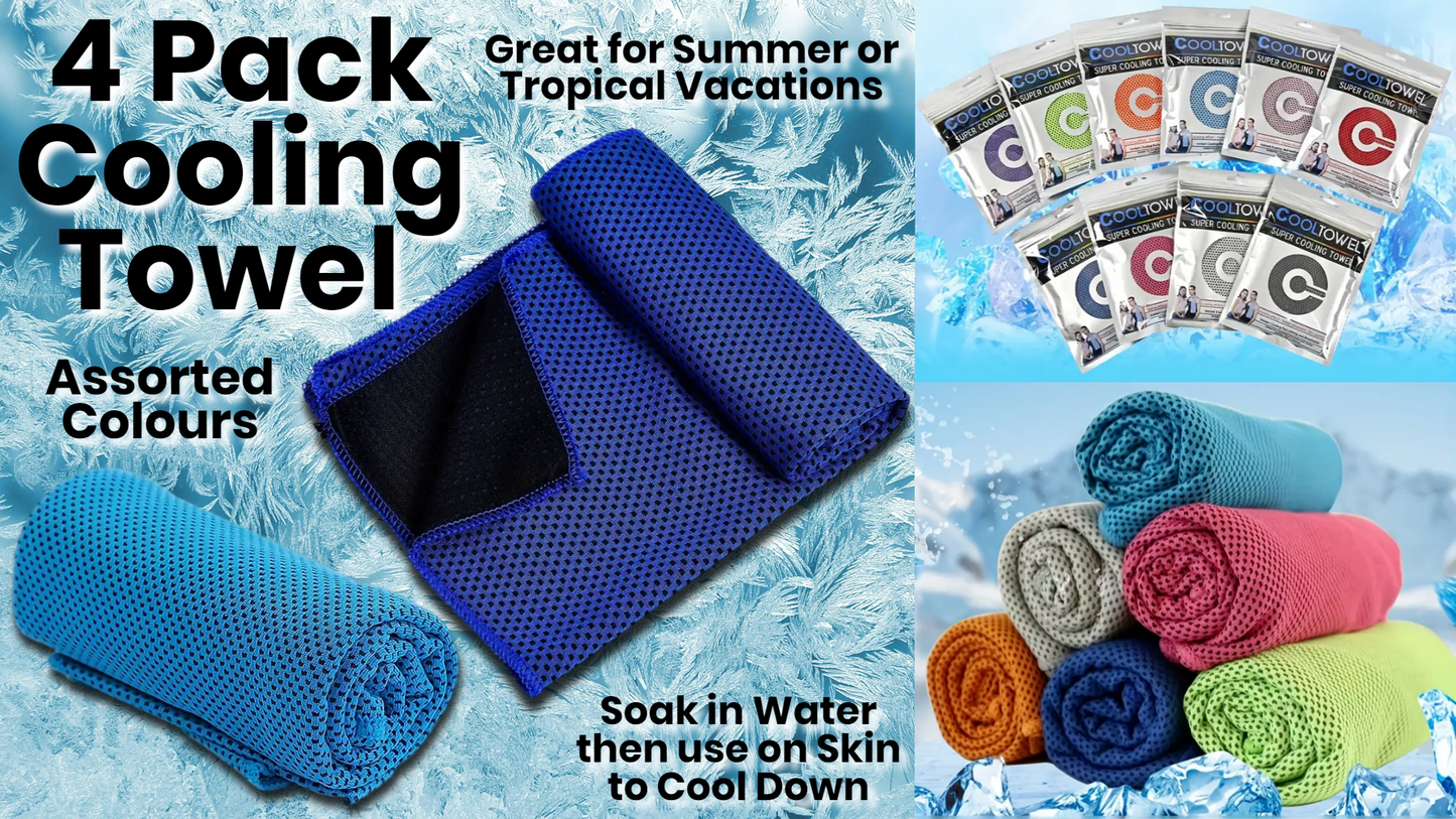 4pk Cooling Towels