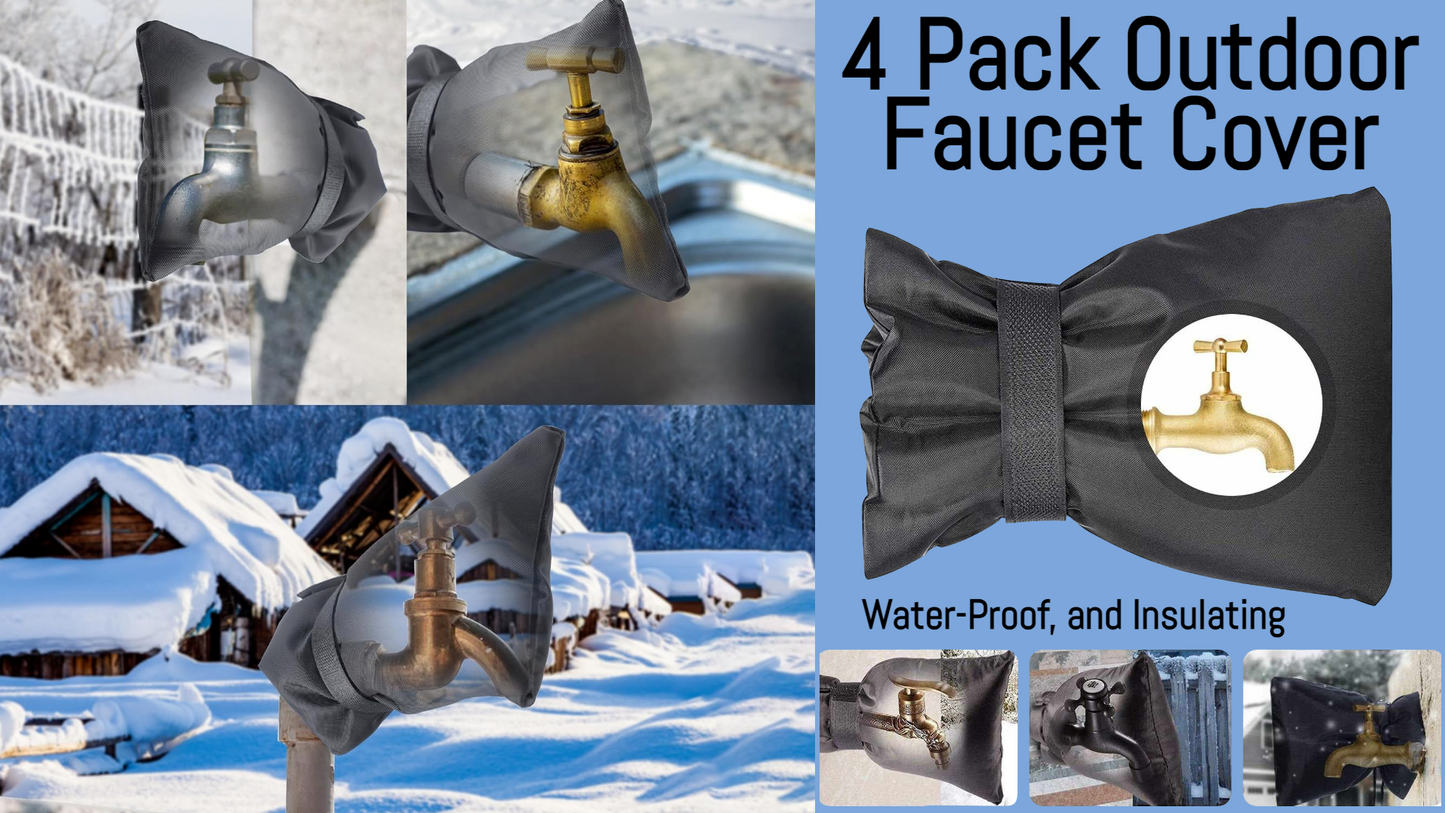 4pk Outdoor Faucet Cover