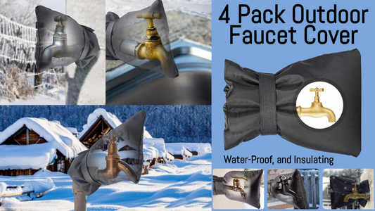 4pk Outdoor Faucet Cover