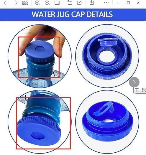 10pk 5 Gallon Water Jug Cap