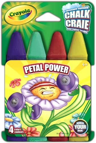 Crayola Washable Sidewalk Chalk - 4 Pack