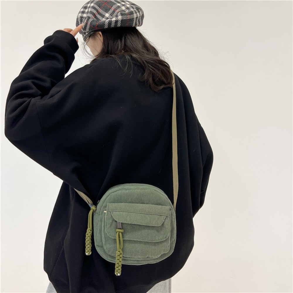 Corduroy Crossbody Bag