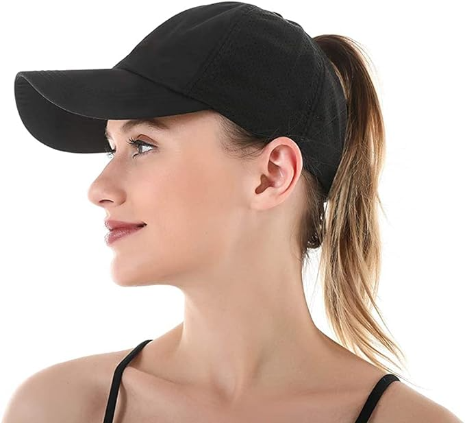 Women's Criss Cross Ponytail Hat