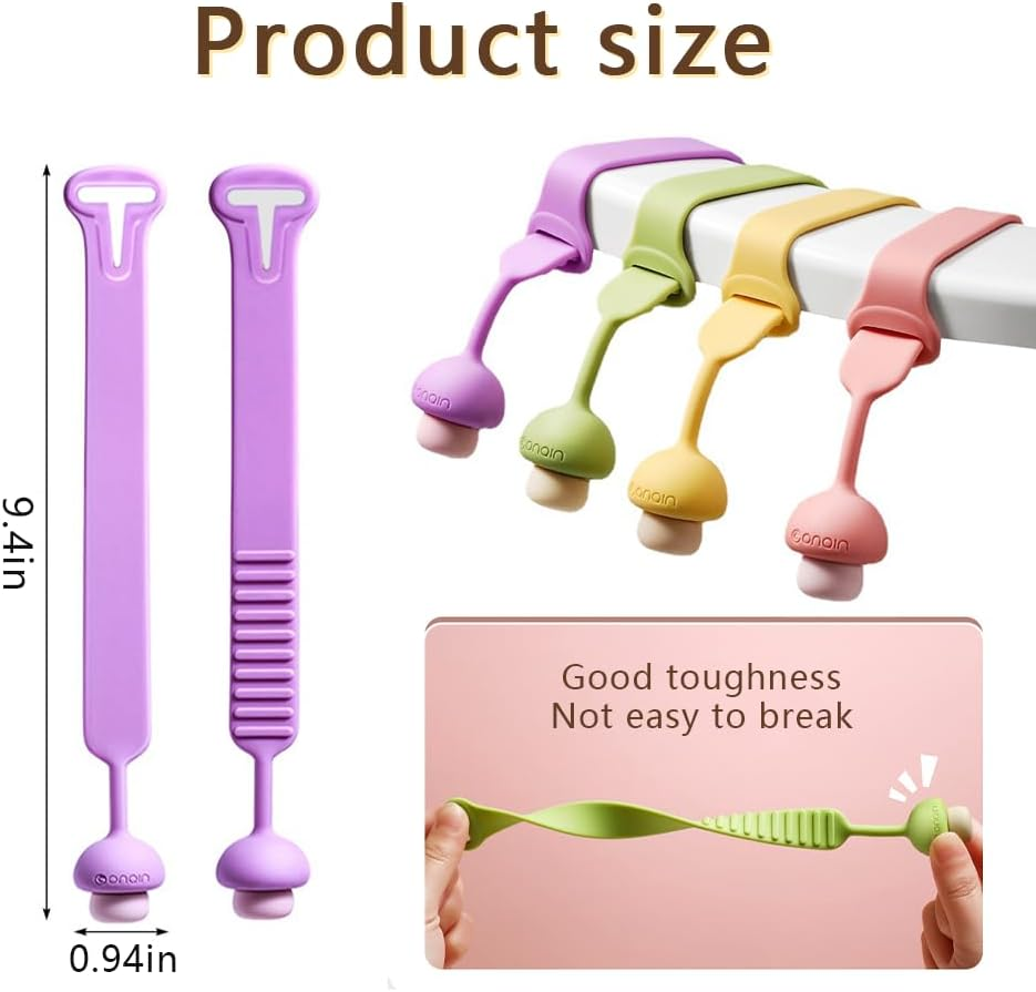 4pcs Silicone Toilet Seat Lifter